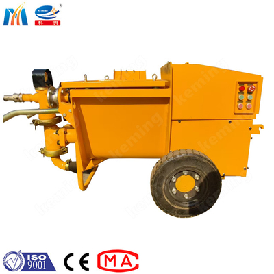 CE Mortar Pump Single Cylinder Mortar Grouting Machine For Bridge Repair Project